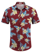 Men's Casual Linen Button-Down Shirt