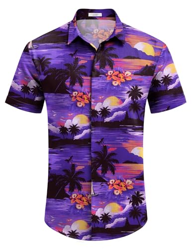 Men's Casual Linen Button-Down Shirt