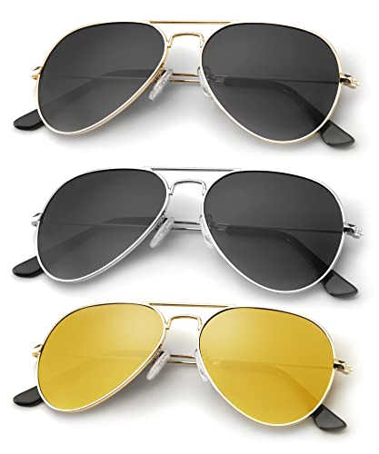 Kaliyadi Polarized Classic Aviator Sunglasses