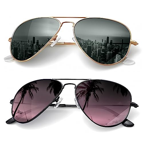 Kaliyadi Polarized Classic Aviator Sunglasses