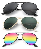 Kaliyadi Polarized Classic Aviator Sunglasses