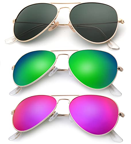 Kaliyadi Polarized Classic Aviator Sunglasses