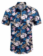 Men's Casual Linen Button-Down Shirt