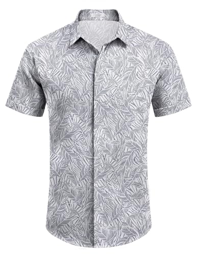Men's Casual Linen Button-Down Shirt