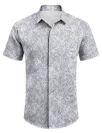 Men's Casual Linen Button-Down Shirt