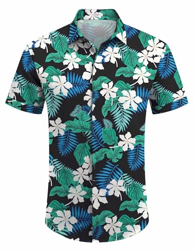 Men's Casual Linen Button-Down Shirt