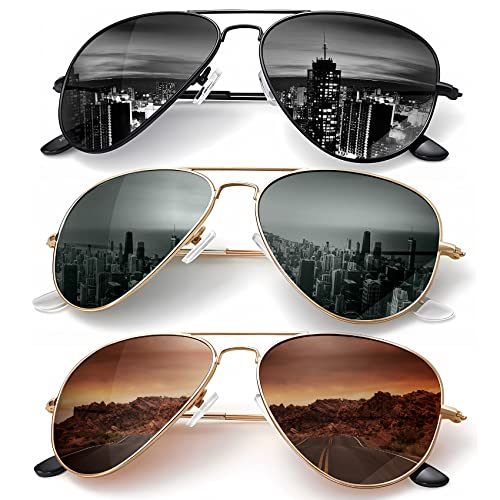 Kaliyadi Polarized Classic Aviator Sunglasses