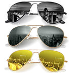 Kaliyadi Polarized Classic Aviator Sunglasses