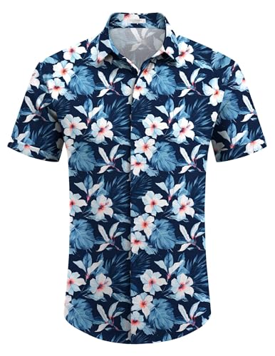 Men's Casual Linen Button-Down Shirt