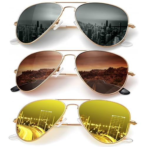Kaliyadi Polarized Classic Aviator Sunglasses