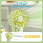 4-Pack Portable Handheld Battery Fans