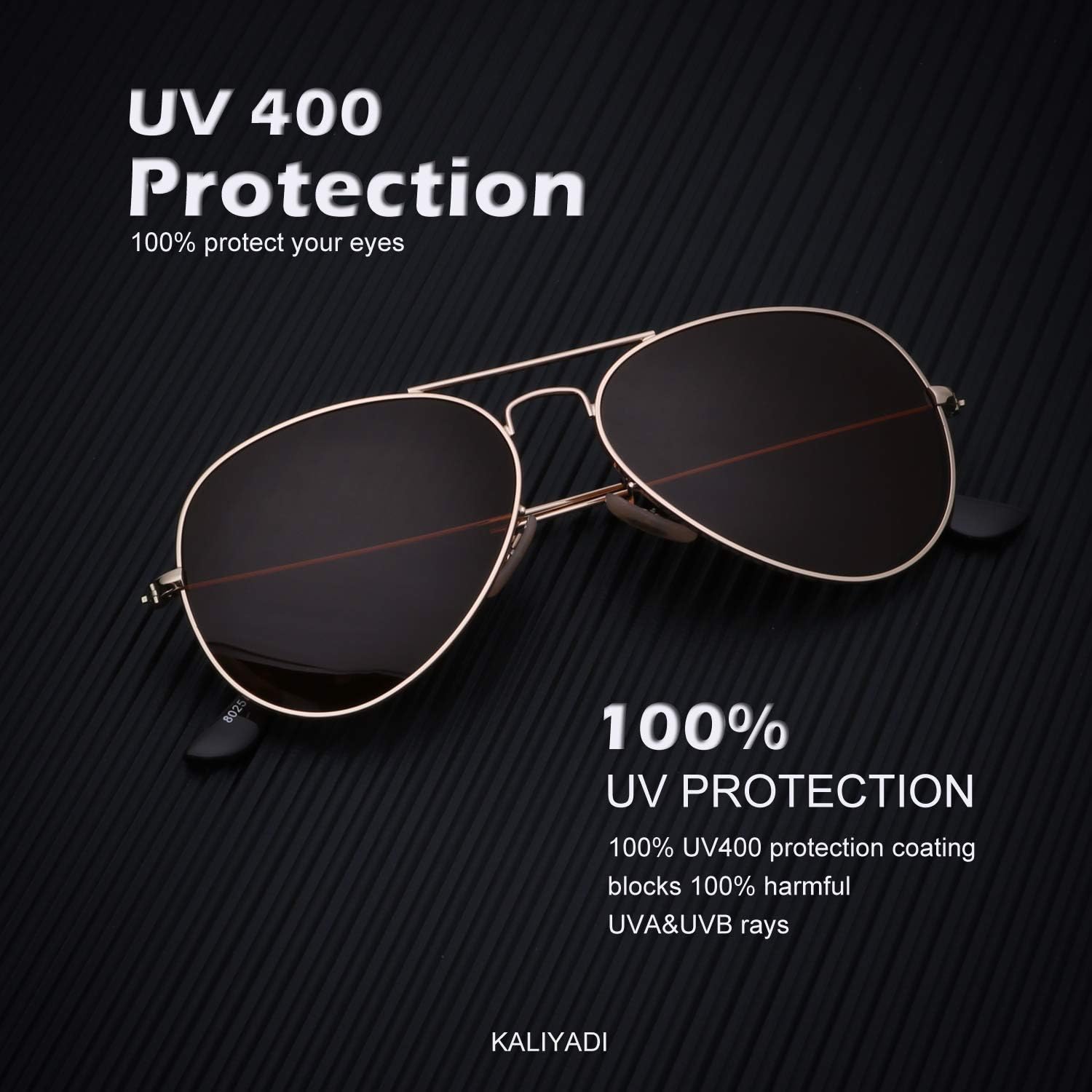 Kaliyadi Polarized Classic Aviator Sunglasses