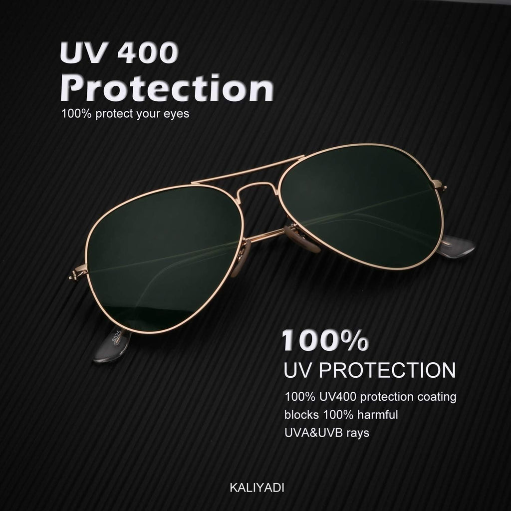 Kaliyadi Polarized Classic Aviator Sunglasses