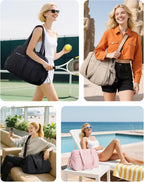 BAGSMART Lightweight Travel Gym Duffel